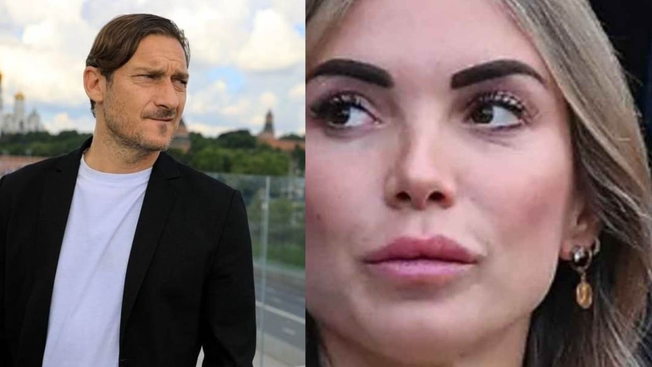 Totti e Noemi Bocchi: prima uscita ufficiale