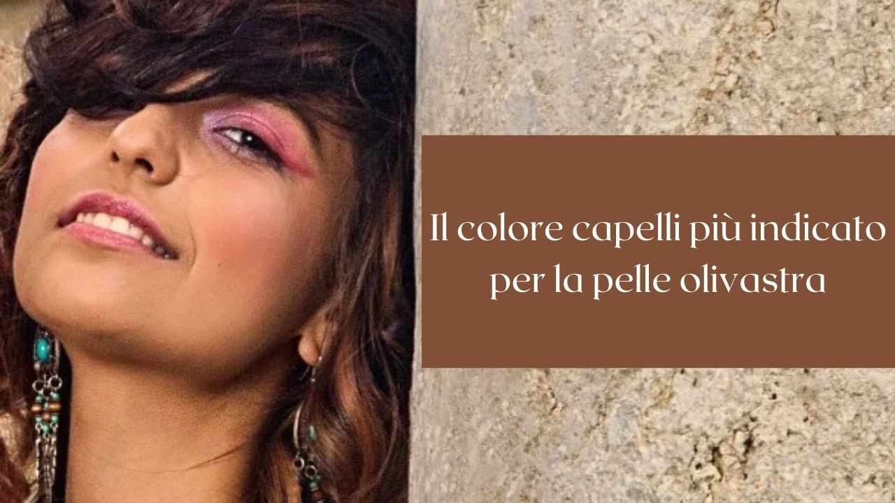 colore capelli pelle olivastra