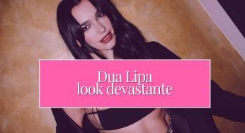 Dua Lipa regina della Milano Fashion Week: la tuta trasparente in pizzo ruba la scena. Mai vista così – FOTO