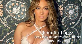 Jennifer Lopez, il “sexy blazer” rivoluziona in concetto di look da lavoro