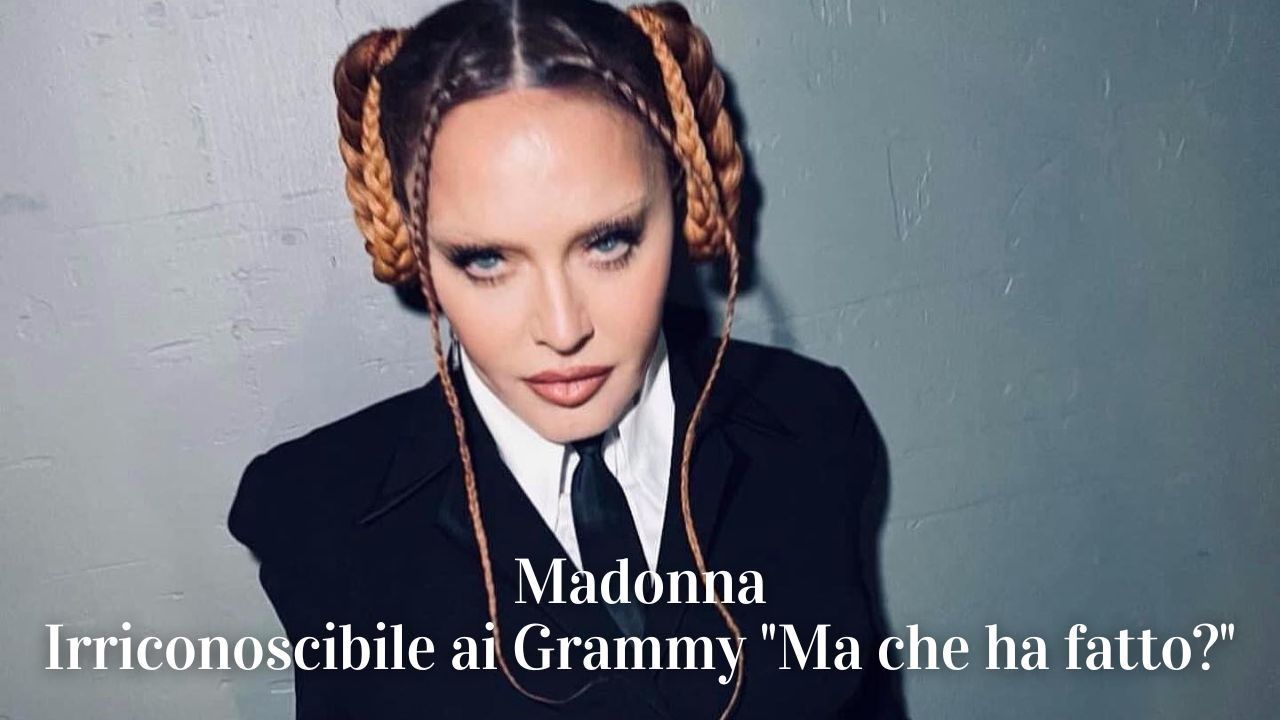 Madonna irriconoscibile ai Grammy Awards