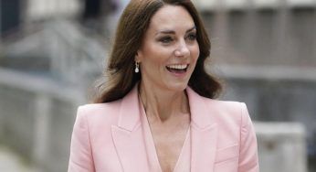 Kate Middleton, frangia a tendina e giacca must-have: il suo look è già iconico